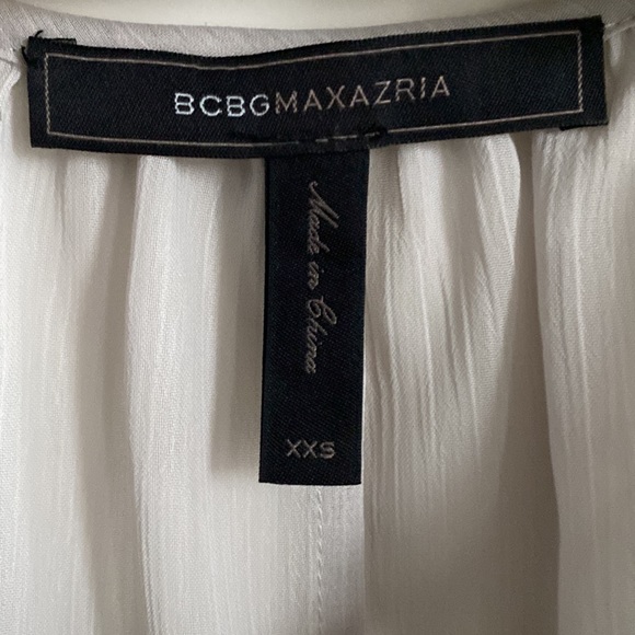 BCBG Maxazria Sheer Blouse Size: XXS - Picture 4 of 6